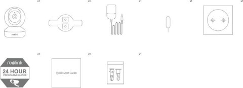 Kamera IP Reolink E Series E330 Czarna Wi-Fi 4MPx Kamera IP Reolink E Series E330 Czarna Wi-Fi 4MPx