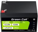 AKUMULATOR LITOWO-ŻELAZOWO-FOSFORANOWY LiFePO4 Green Cell Cube 12.8V 12Ah LFPGC12V12AH